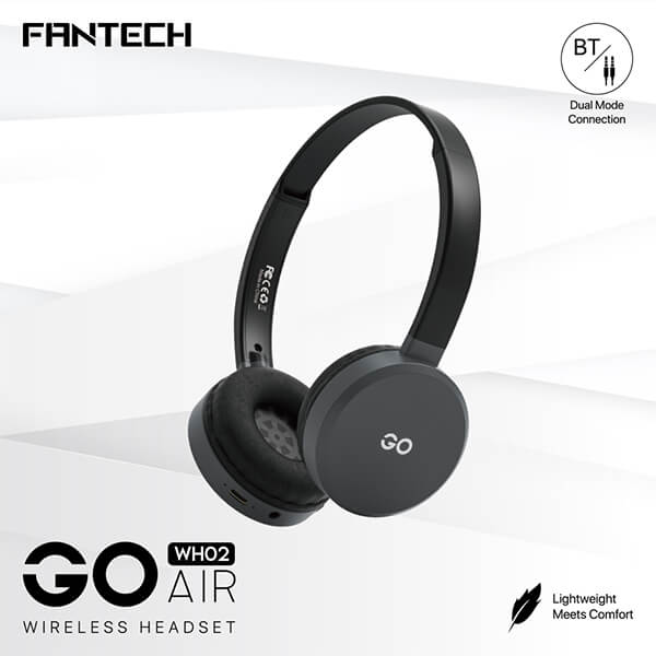 	FANTECH WH02 GREY GO AIR Bluetooth Headset