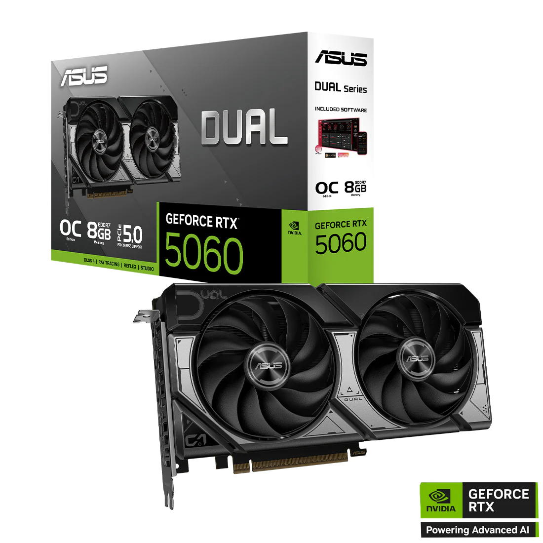 ASUS Dual GeForce RTX 5060 8GB GDDR7 OC Edition