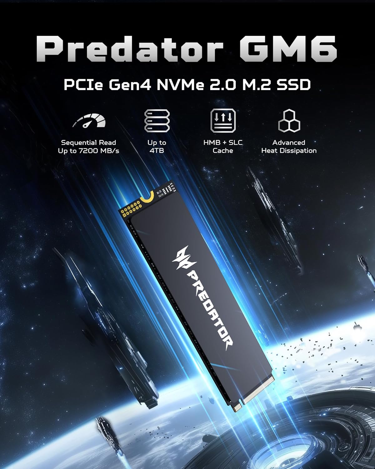 Predator GM6 NVMe SSD PCIe 4.0