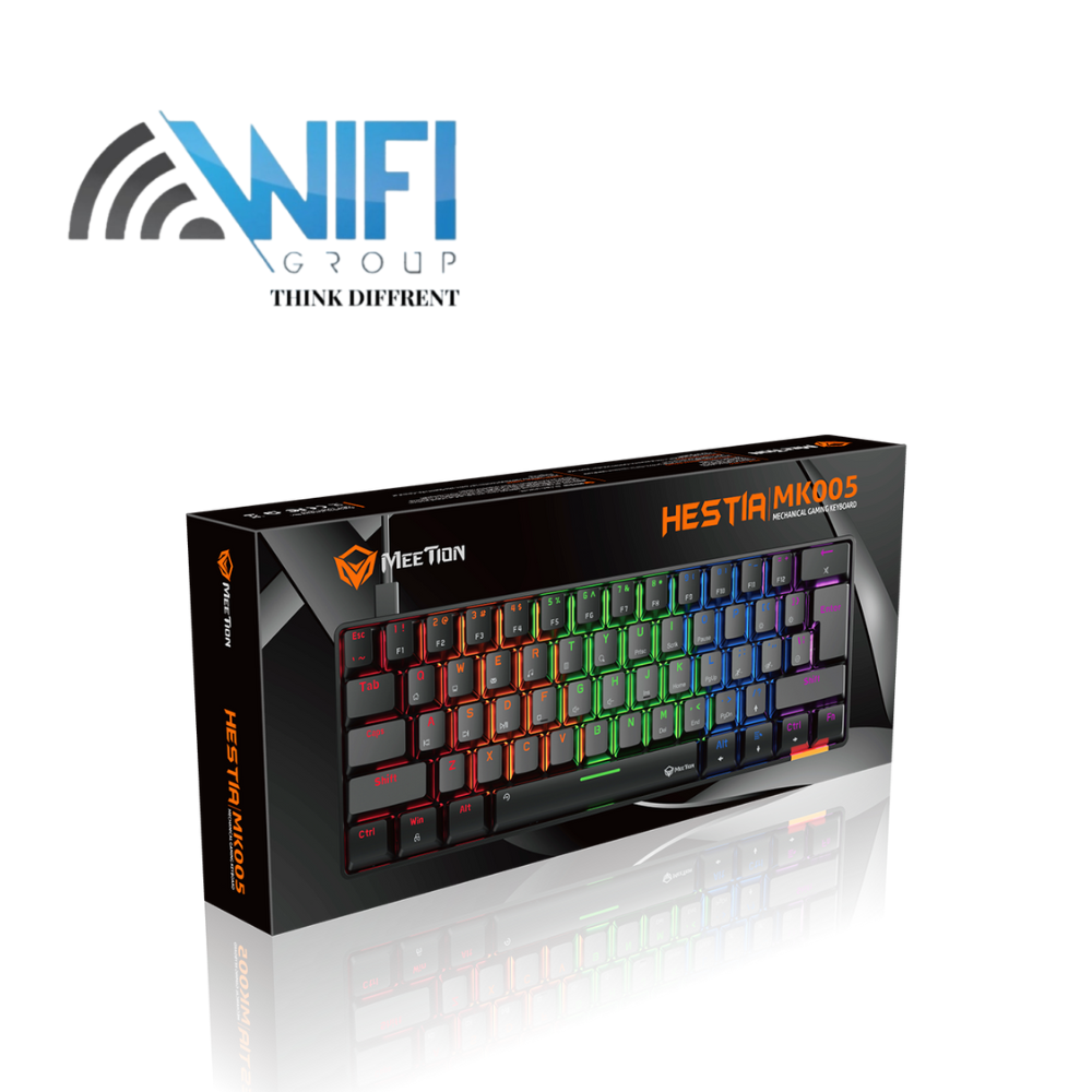 Keyboard Meetion MK005 60% Blue switch Arabic Wired Mechanical 