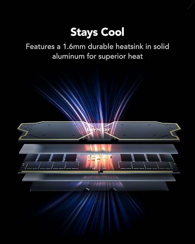 Ram Lexar Thor RGB DDR5 32GB Kit (2x16GB) 6000 MHz