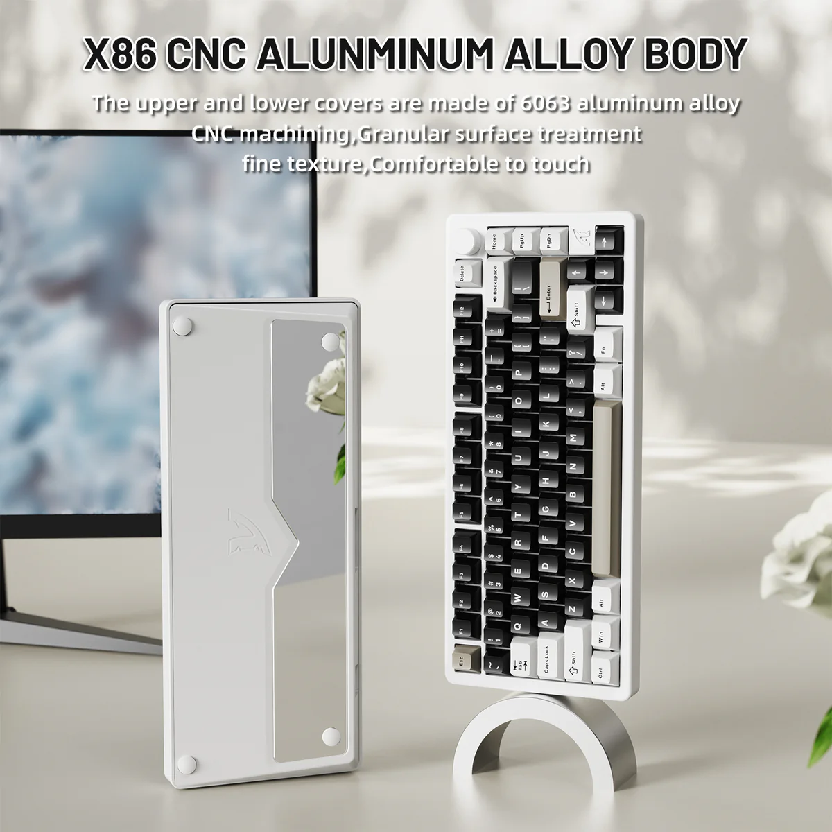Attack Shark X86 Tri-mode RGB Aluminum Tuo Tuo Keyboard