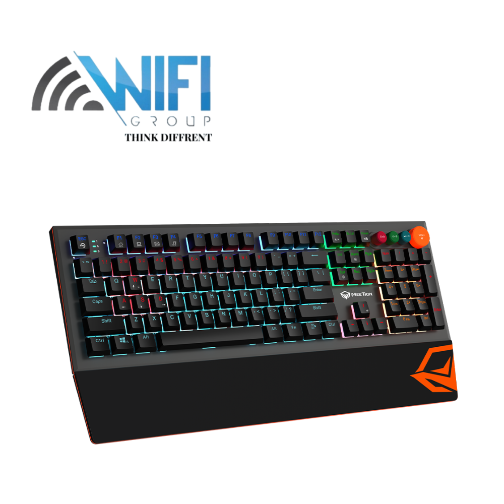 Meetion MK500 Blue switch Arabic Wired Mechanical Keyboard