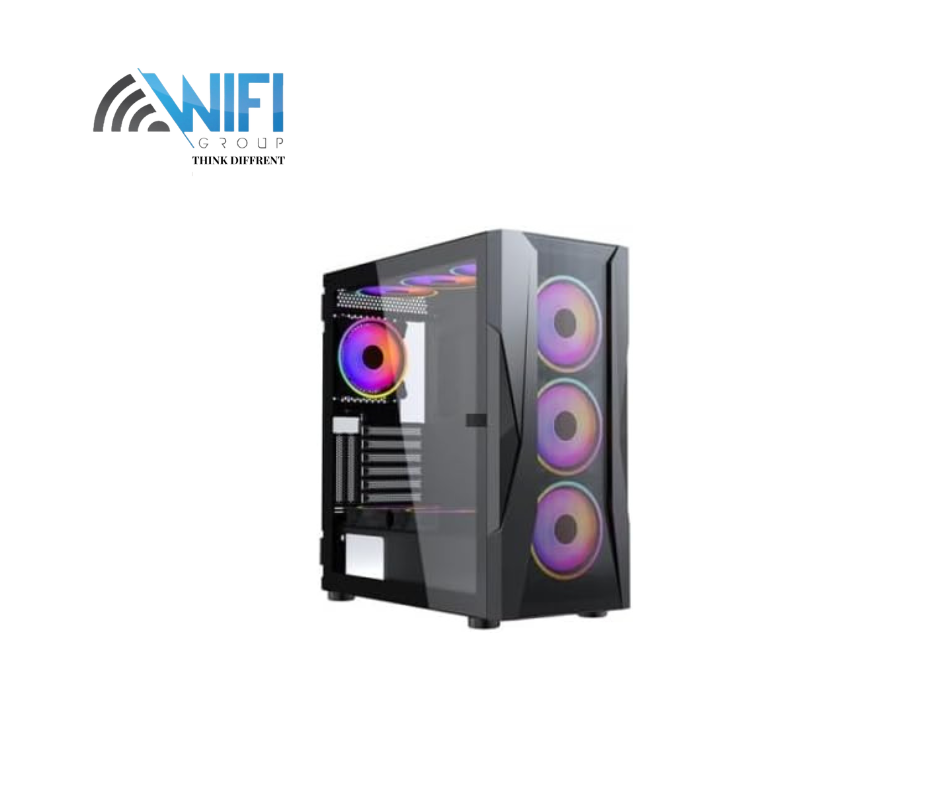 Xander Velox Gaming Case Mid Tower 4 Fan RGB Black 2200