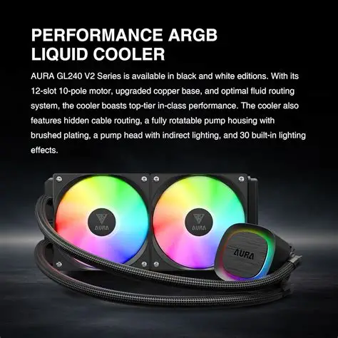 GAMDIAS AURA GL240 V2 ARGB LIQUID COOLER
