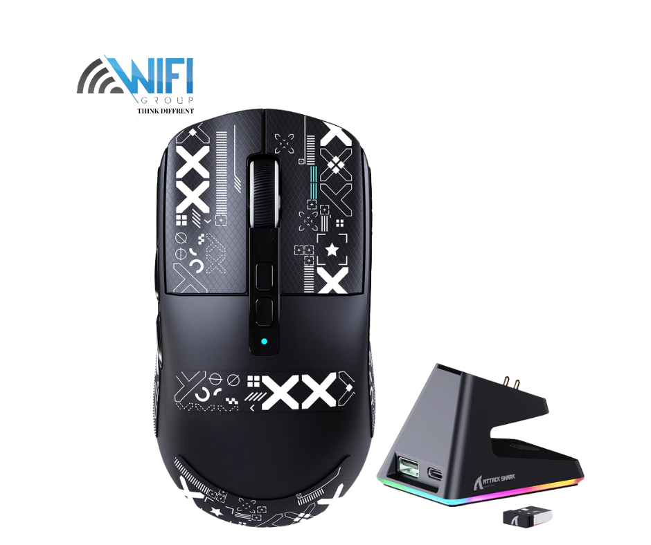 Attack Shark X6 RGB three-mode mouse BLack