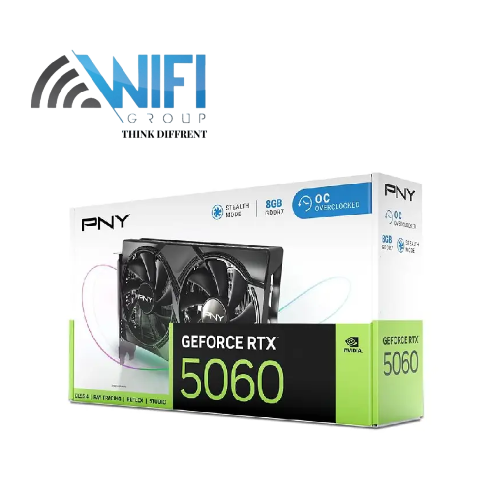 PNY GeForce RTX 5060 8GB Overclocked Dual Fan