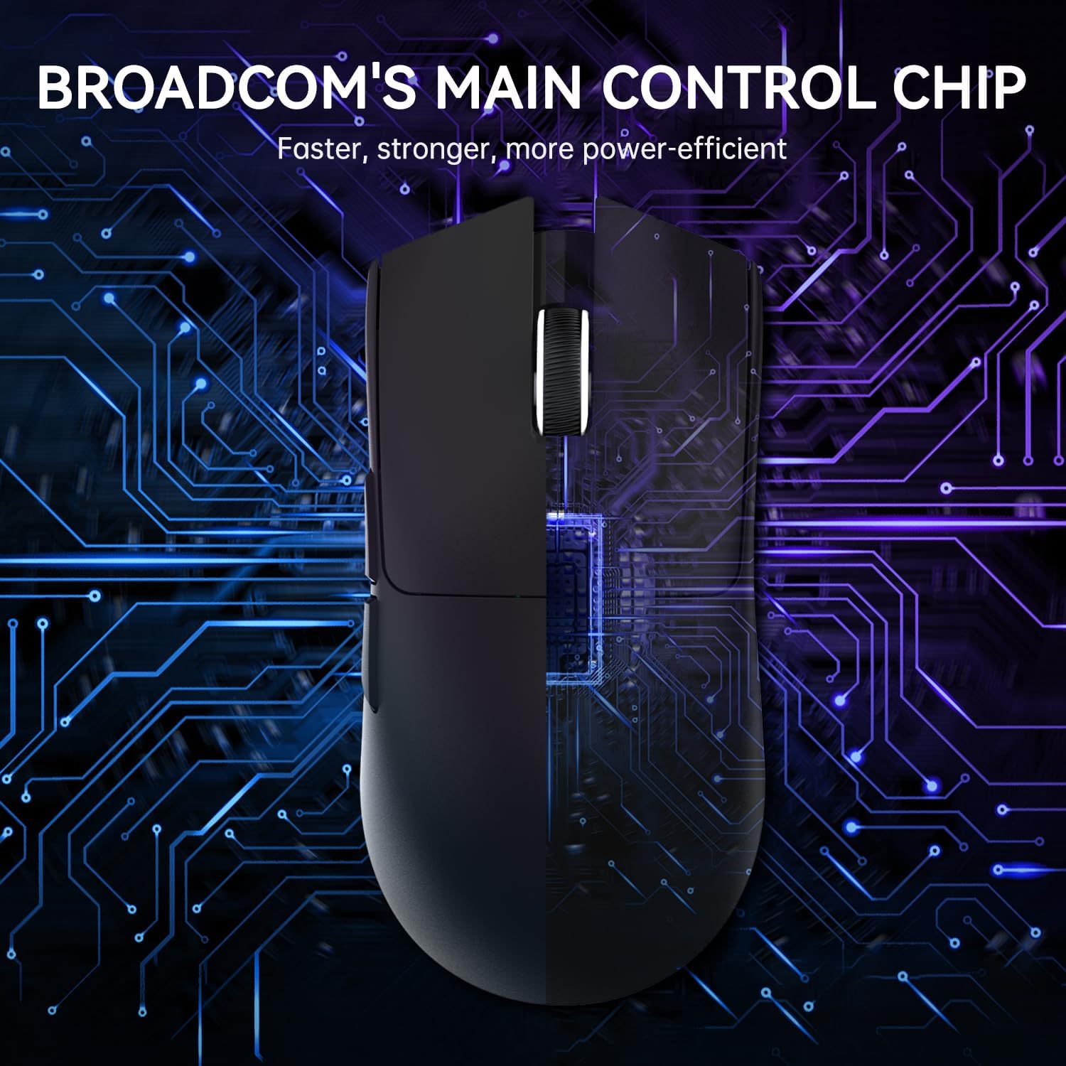 ATTACK SHARK X11 Lightweight Tri-Mode Wireless 2.4G/USB-C Wired/BT Gaming Mouse with RGB Charging Dock ,22K DPI,PAW3311 Optical Sensor (Black)