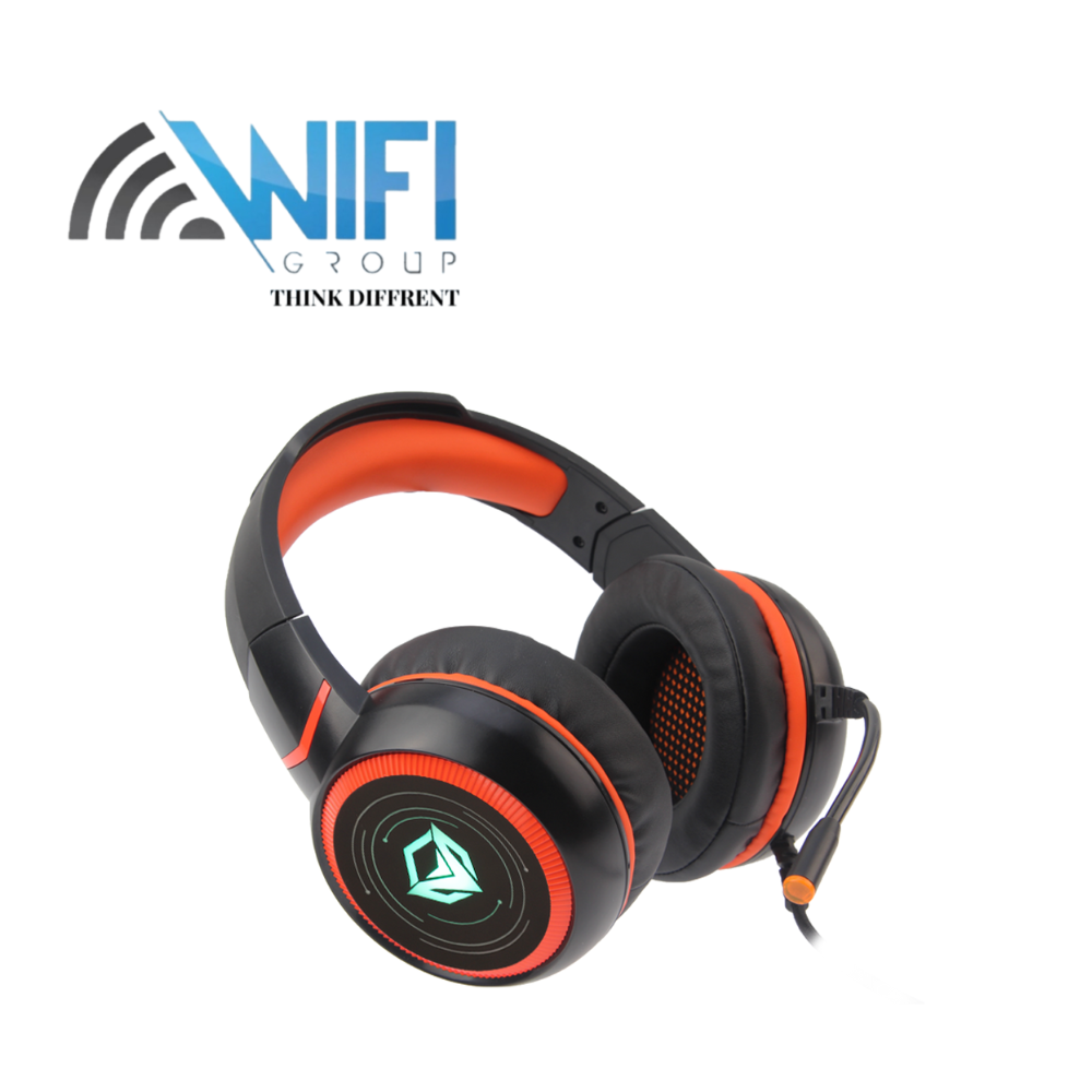 Headset Meetion HP030 Backlit HIFI 7.1 Stereo Wired Gaming