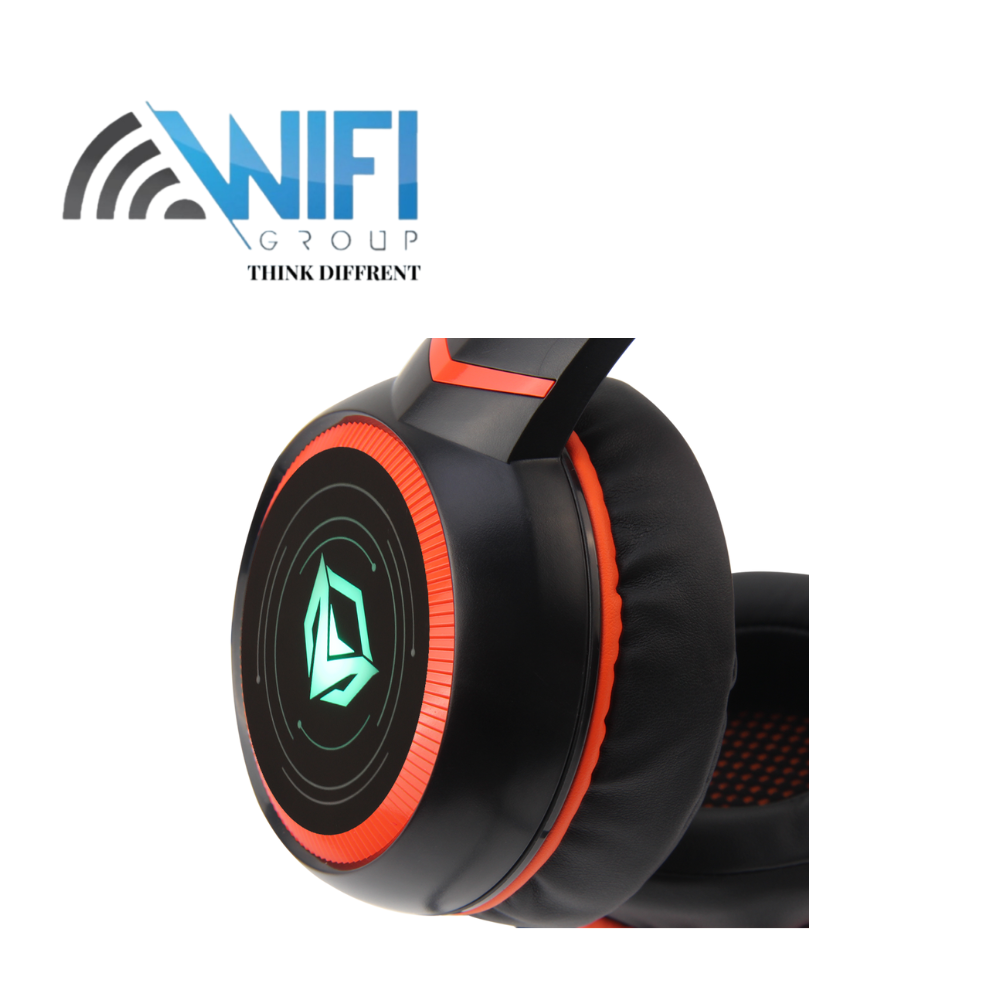 Headset Meetion HP030 Backlit HIFI 7.1 Stereo Wired Gaming