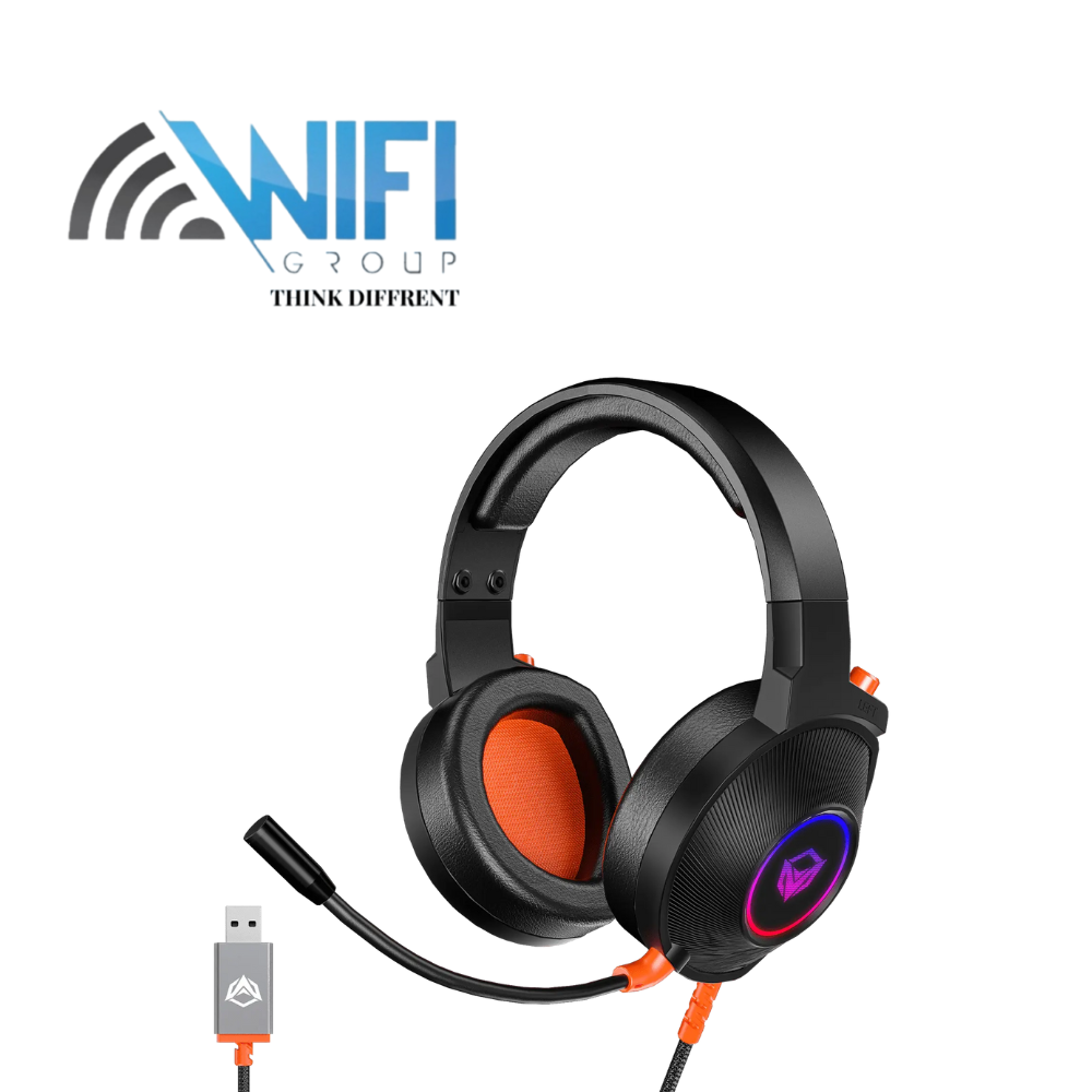 Headset Meetion HP012 RGB 7.1 Surround Sound Wired Gaming