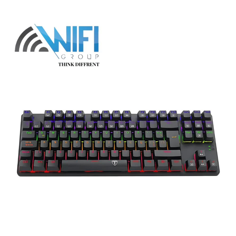 T-DAGGER Bora T-TGK313 Red Switch RAINBOW LED Mechanical Gaming Keyboard