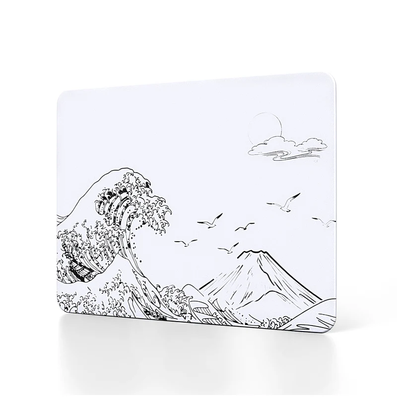 Attack Shark CM05 glass mouse pad contour color