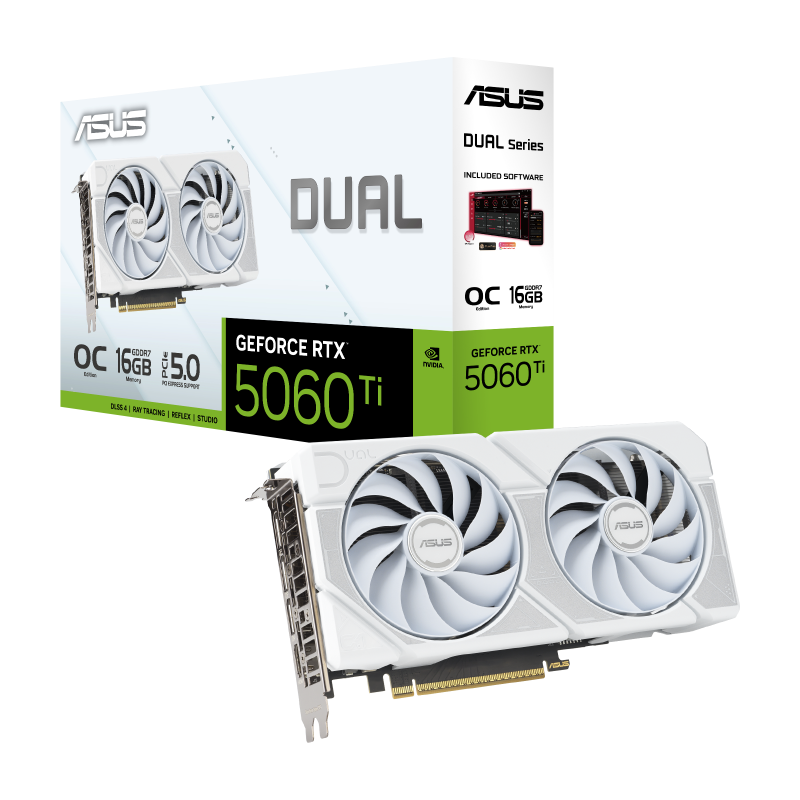 ASUS Dual GeForce RTX 5060 Ti OC Edition 16GB GDDR7
