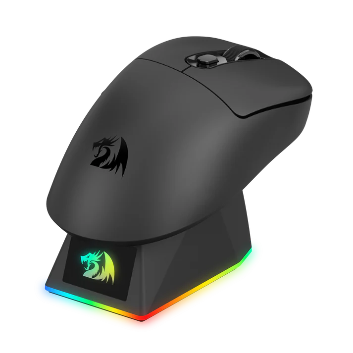 Redragon M998 Lightweight Wireless Gaming Mouse with RGB Magnetic Charging Dock