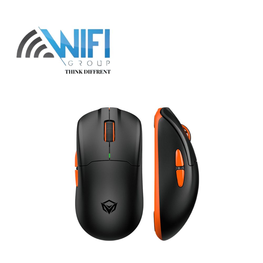 Mouse Meetion Air GW39 Lightweight Pixart PAW3395 With Charging Base 3 Mode Rechargeable Wireless And Bluetooth Gaming