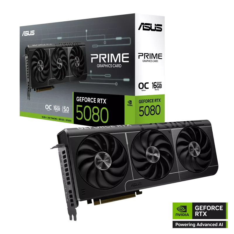 Asus GeForce RTX 5080 Prime OC 16GB GDDR7 Graphic Card