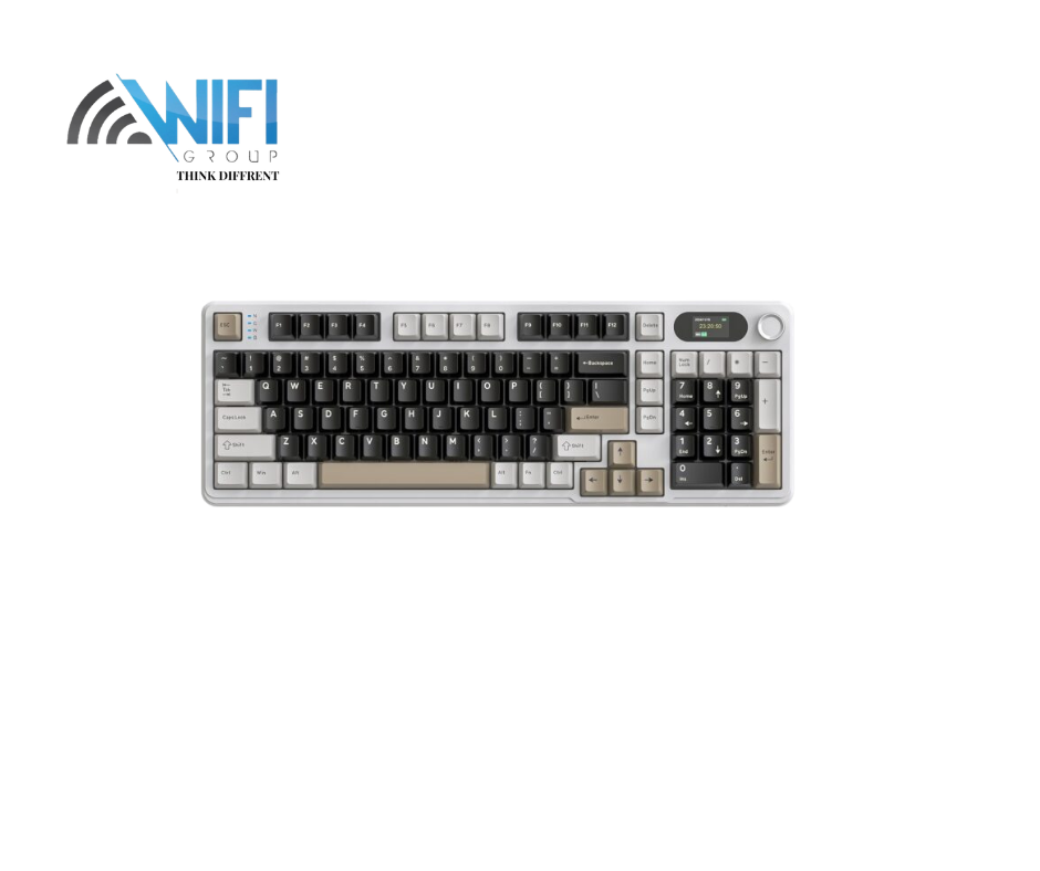 Attack Shark X98PRO three-mode RGB keyboard Cheese white