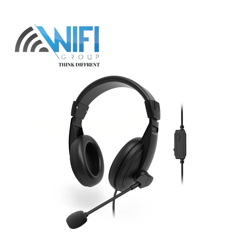 Headset Rapoo H150S Stereo Wired with Microphone
