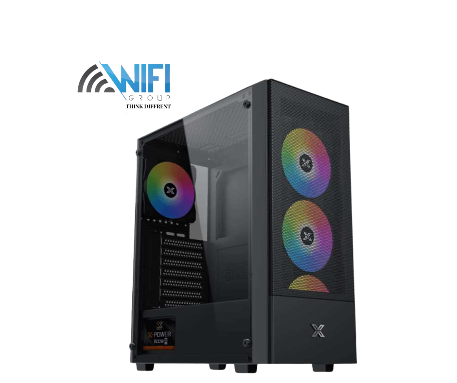 Xigmatek Hero II Air ARGB + X-Power 600W 80+ White Mid Tower Case