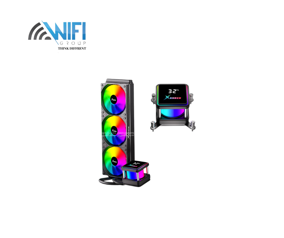 XANDER Liquid Cooler WATERWHEEL Digital 360 BLACK 