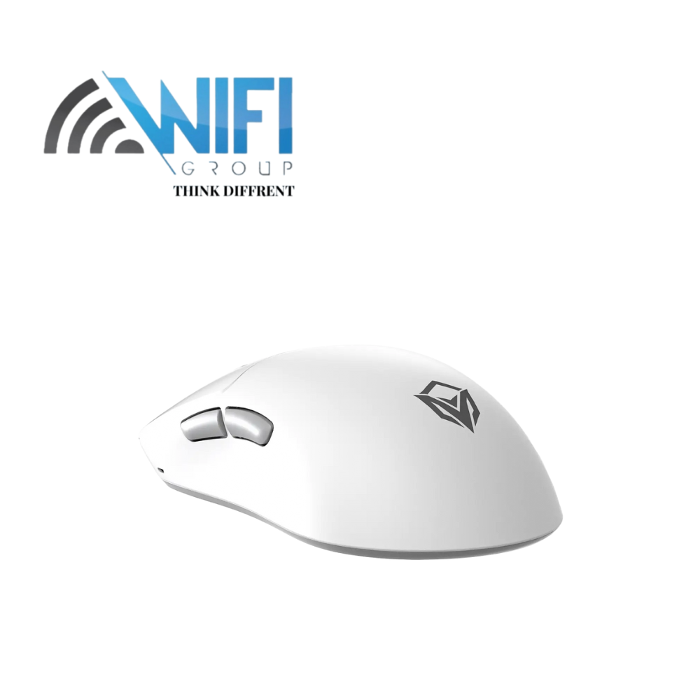 Mouse Meetion Air GW40 Pro Lightweight  3 Mode Rechargeable Wireless And Bluetooth Gaming White