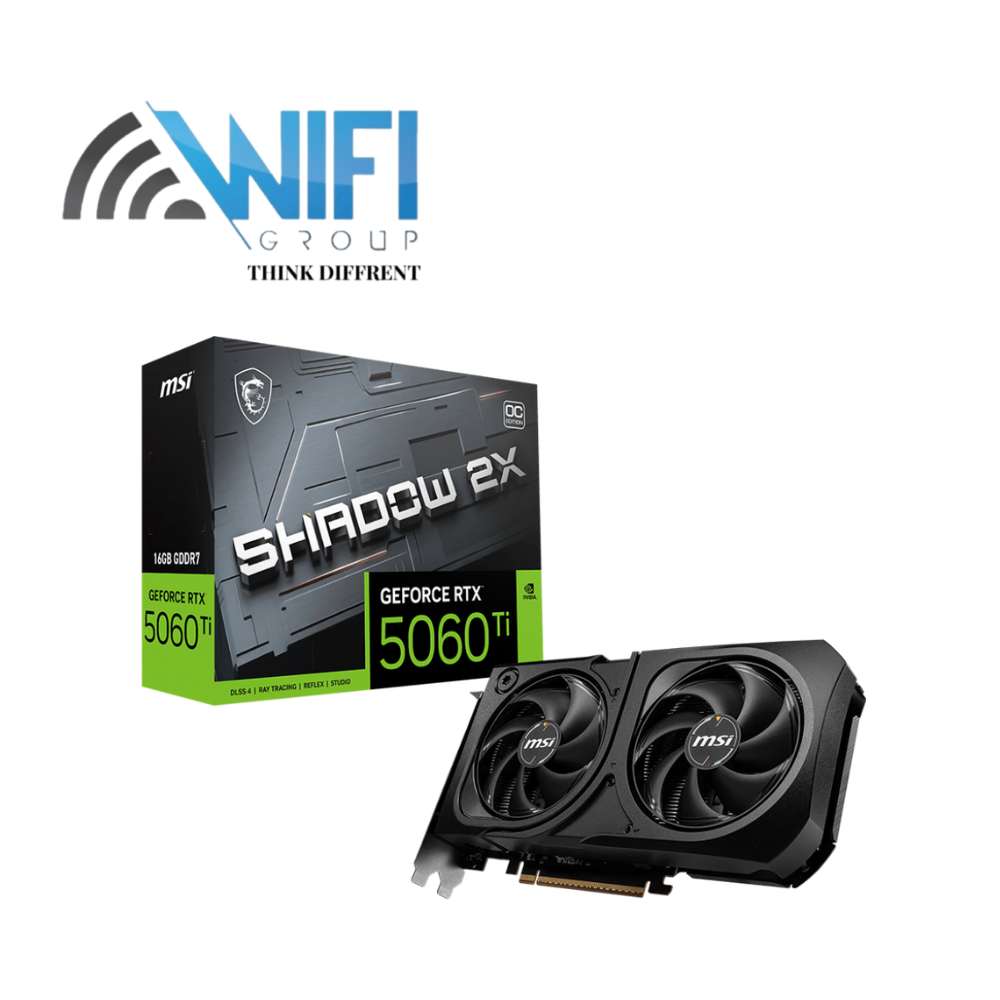 MSI GeForce RTX 5060 Ti SHADOW 2X OC PLUS 16GB GDDR7