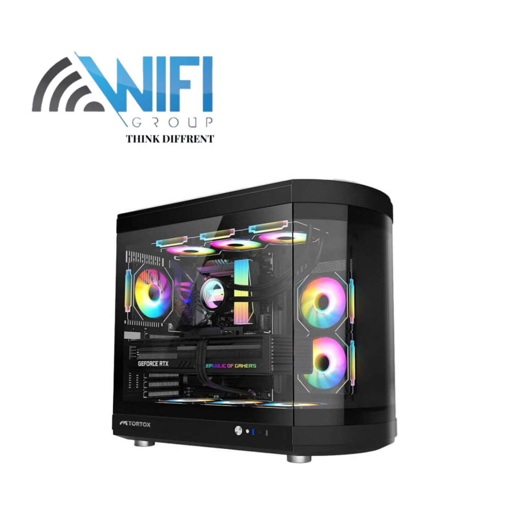 Tortox Vidrio ATX Full with 6 fan Tower Case 