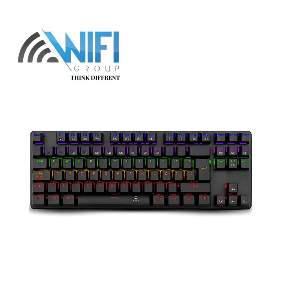 T-DAGGER Bora T-TGK313 Red Switch RAINBOW LED Mechanical Gaming Keyboard