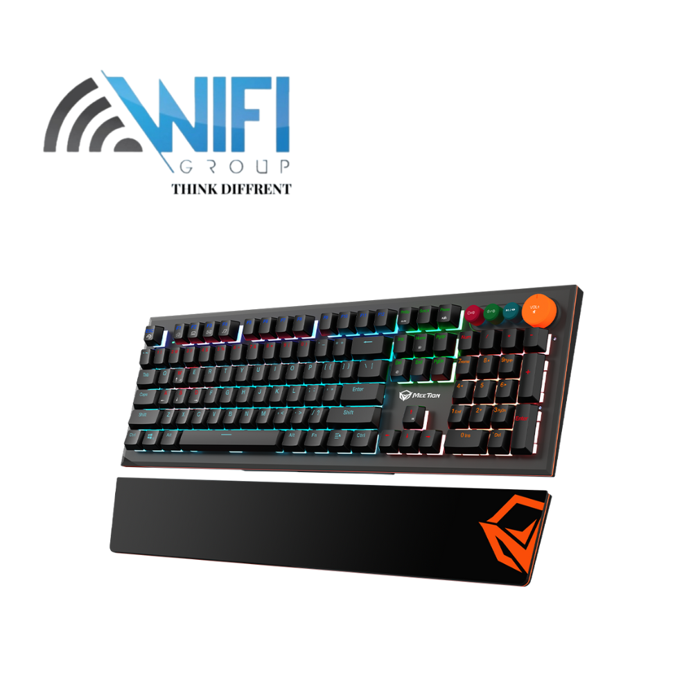 Meetion MK500 Blue switch Arabic Wired Mechanical Keyboard