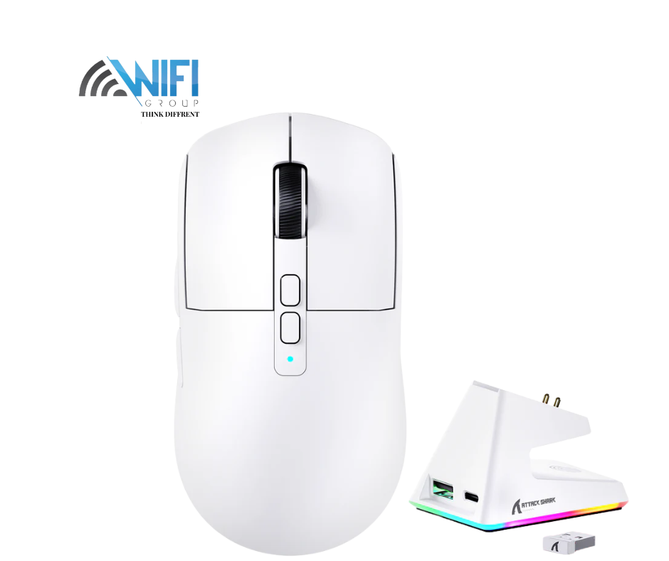 Attack Shark X6 RGB three-mode mouse White