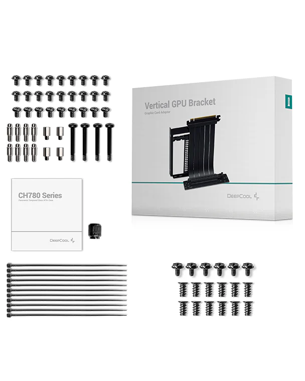 Deepcool CH780 White Gaming Case With Vertical Mount