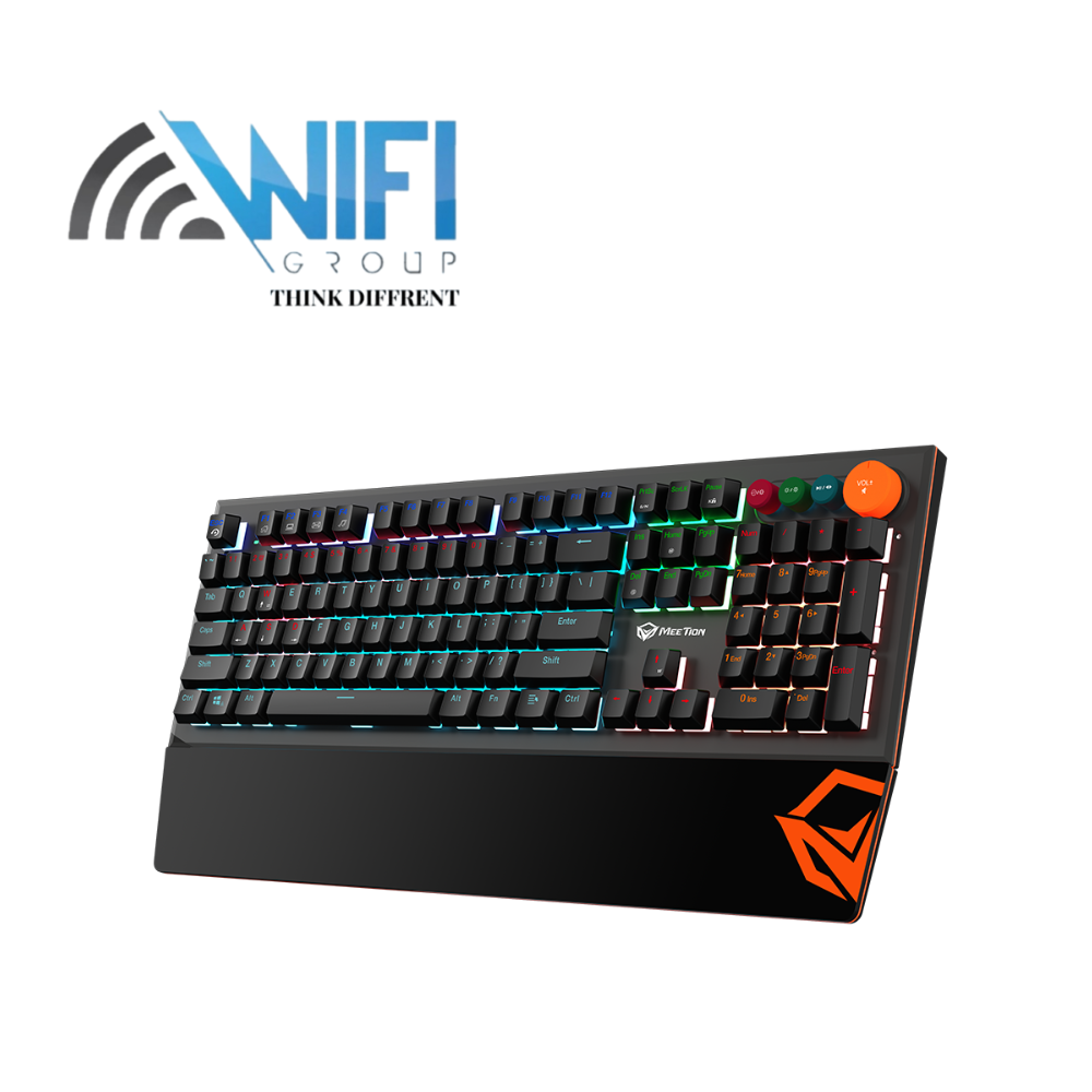 Meetion MK500 Blue switch Arabic Wired Mechanical Keyboard