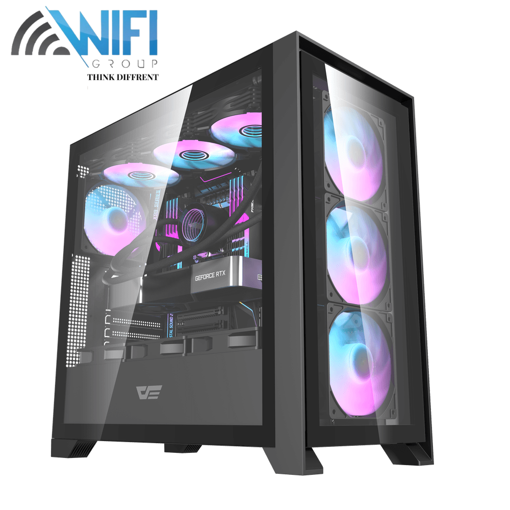 DRX90 Glass ATX PC Case With PSU 80+ BRONZE