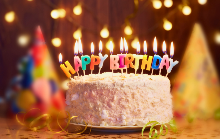 Birthday Cake with Candles