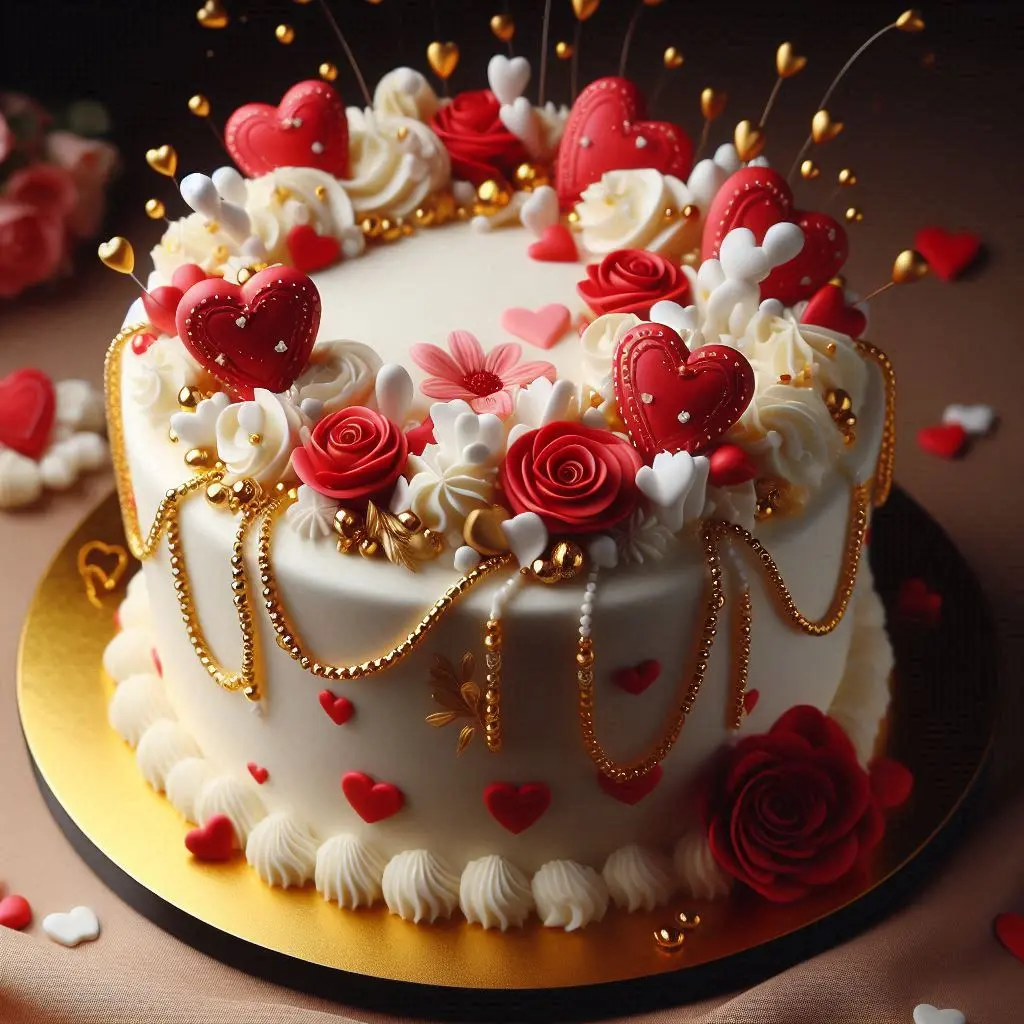 Exquisite Valentine's cake | 2 pound