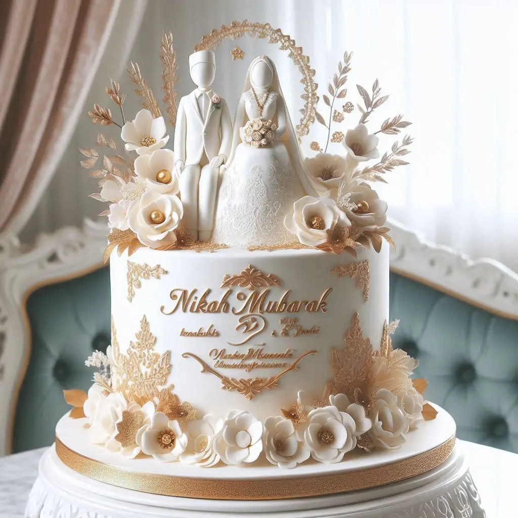 Nikah Mubarak cake