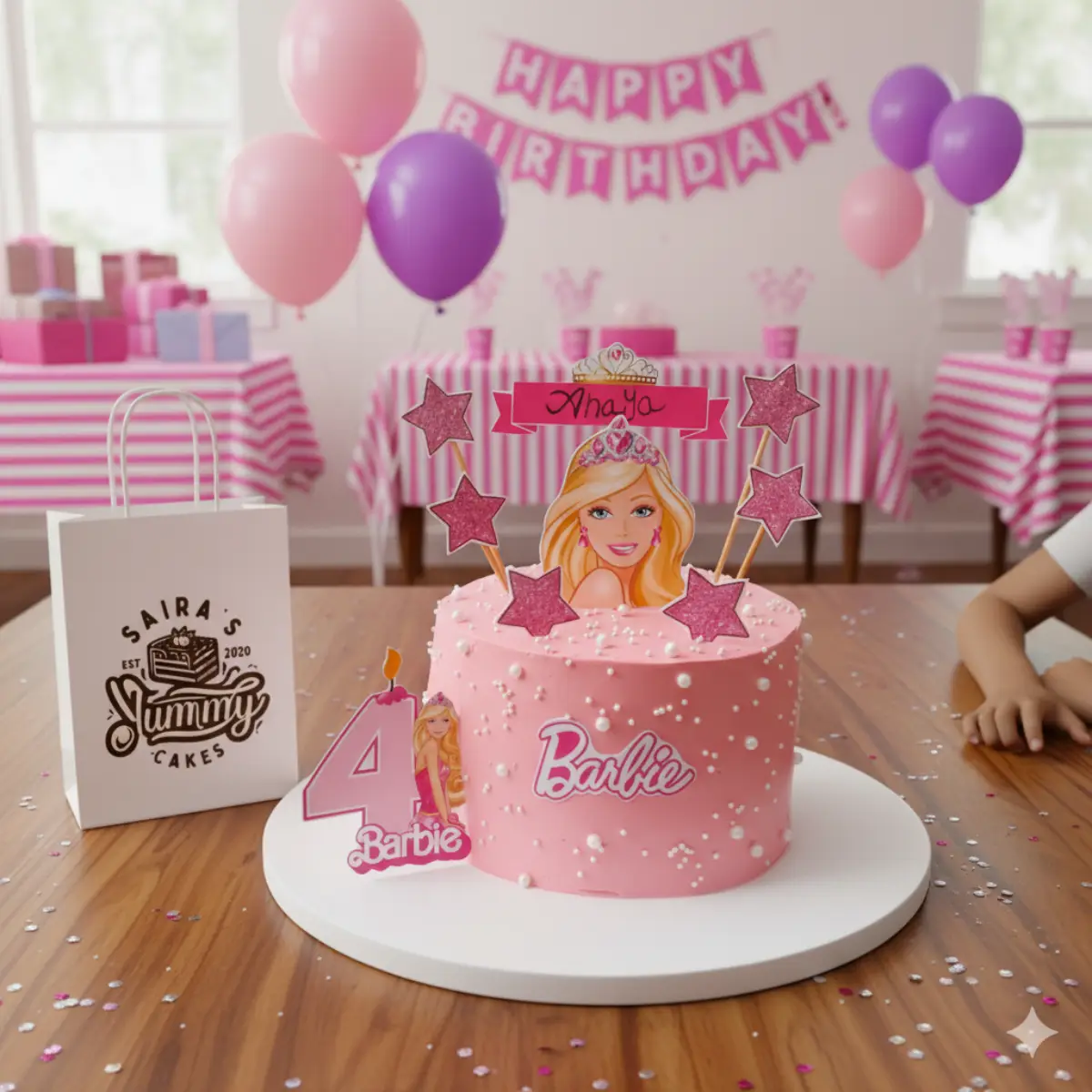 Enchanting Barbie Theme Cake