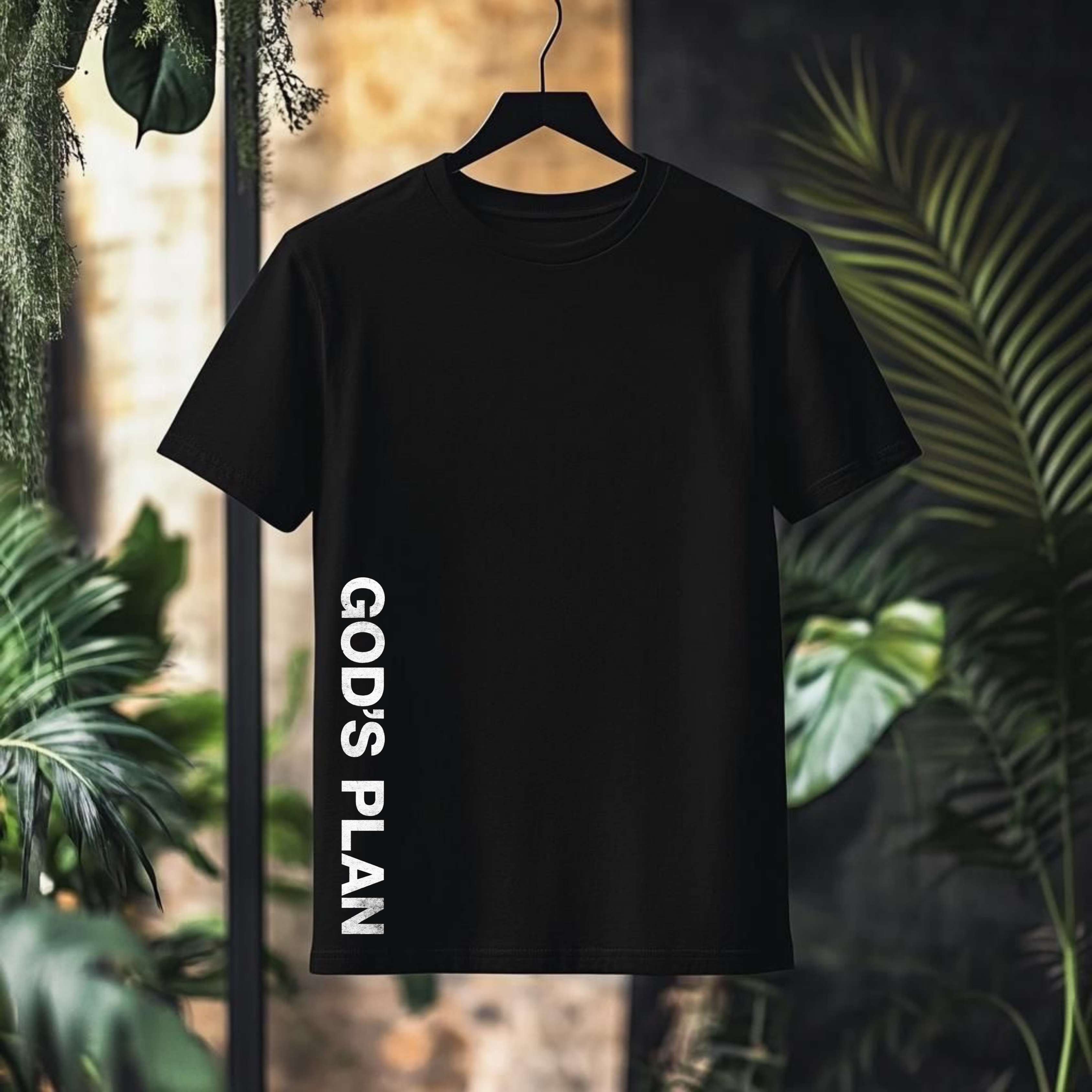 Designed Black T-Shirt