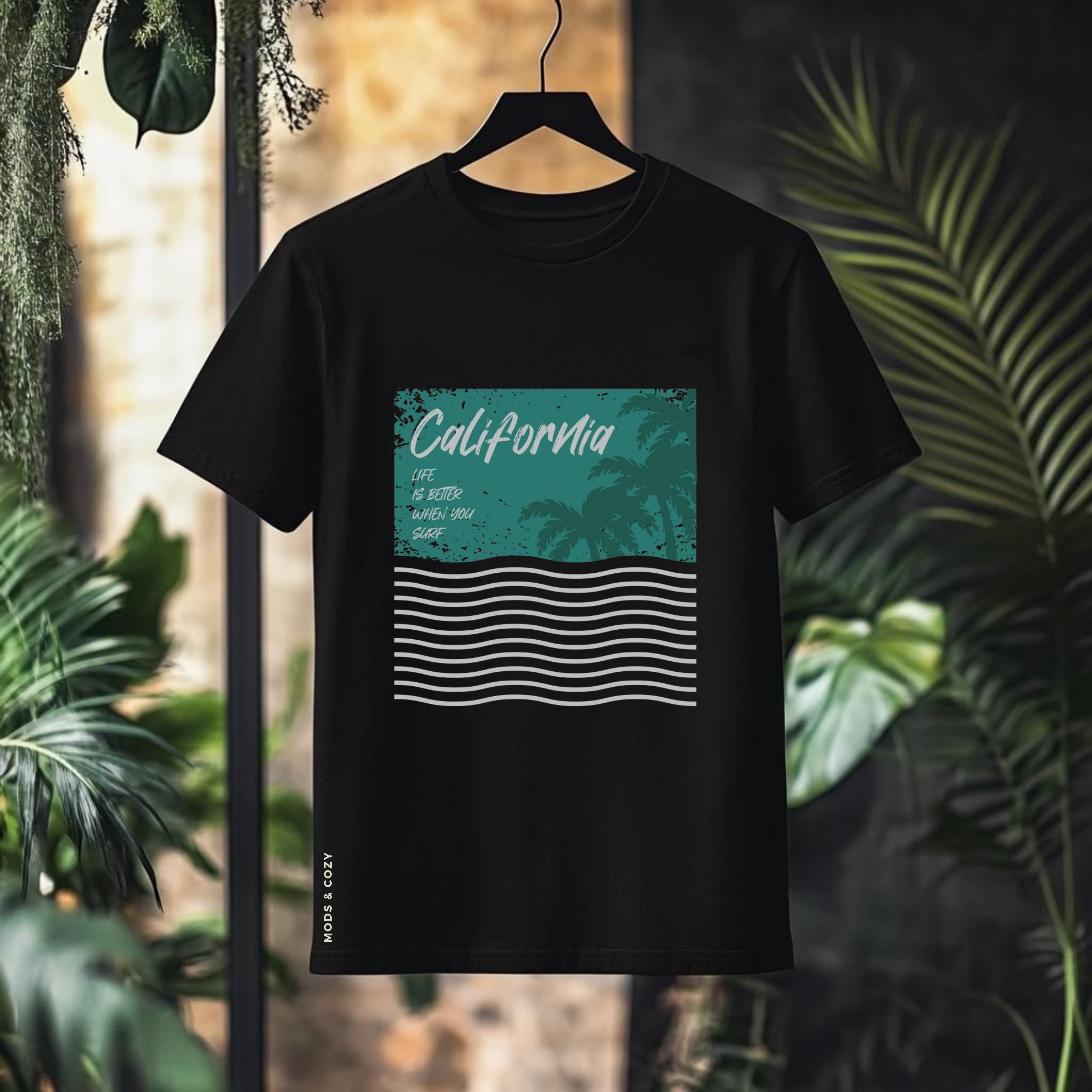 California Print T-Shirt