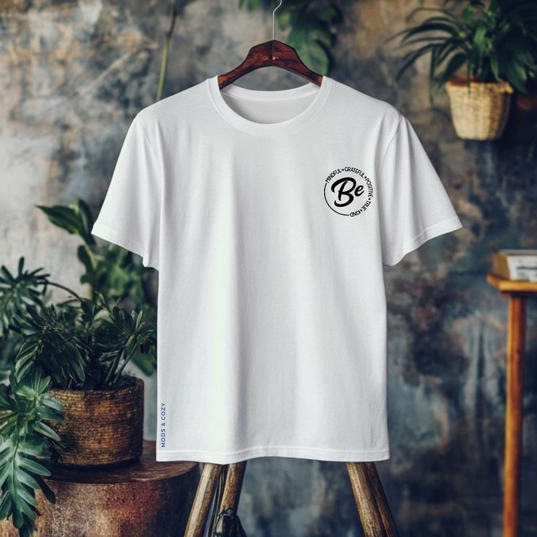 White Be Motivational T-Shirt