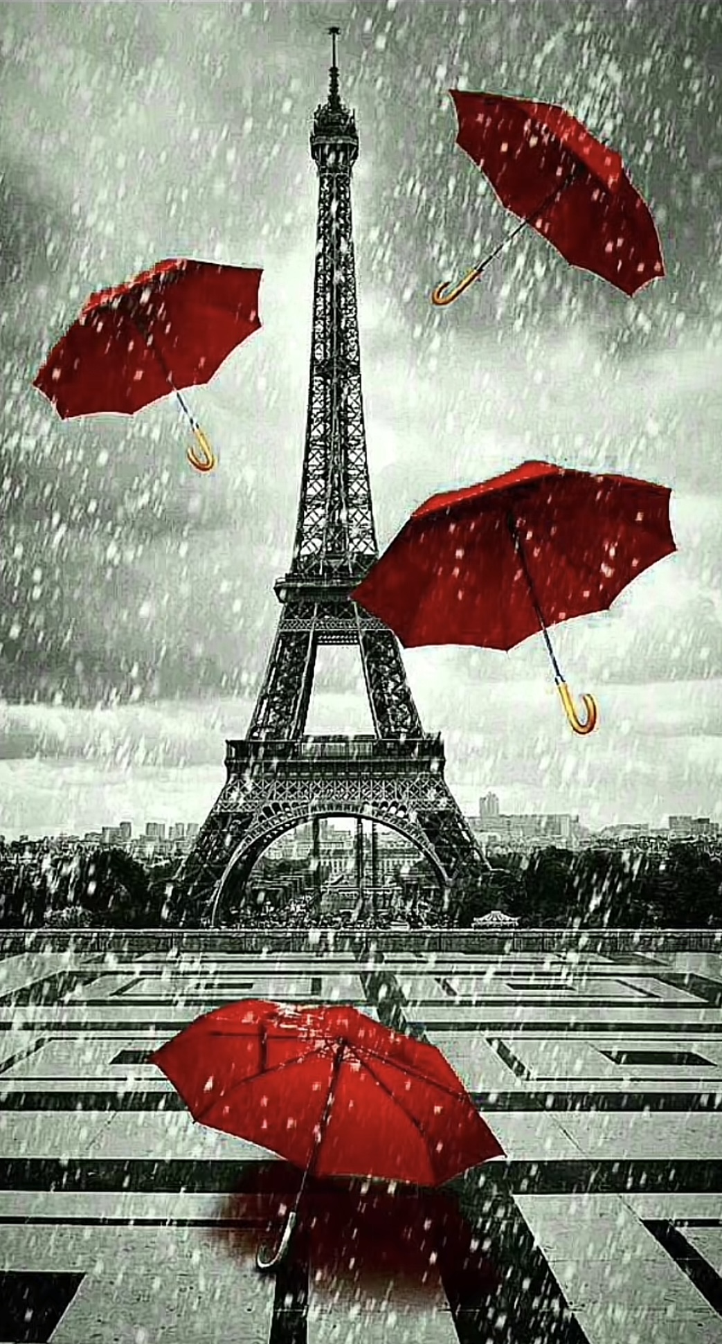 Paris-Themed Decorative Print