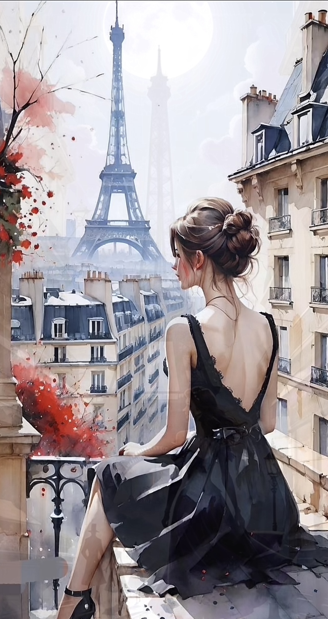 Parisian Balcony Print