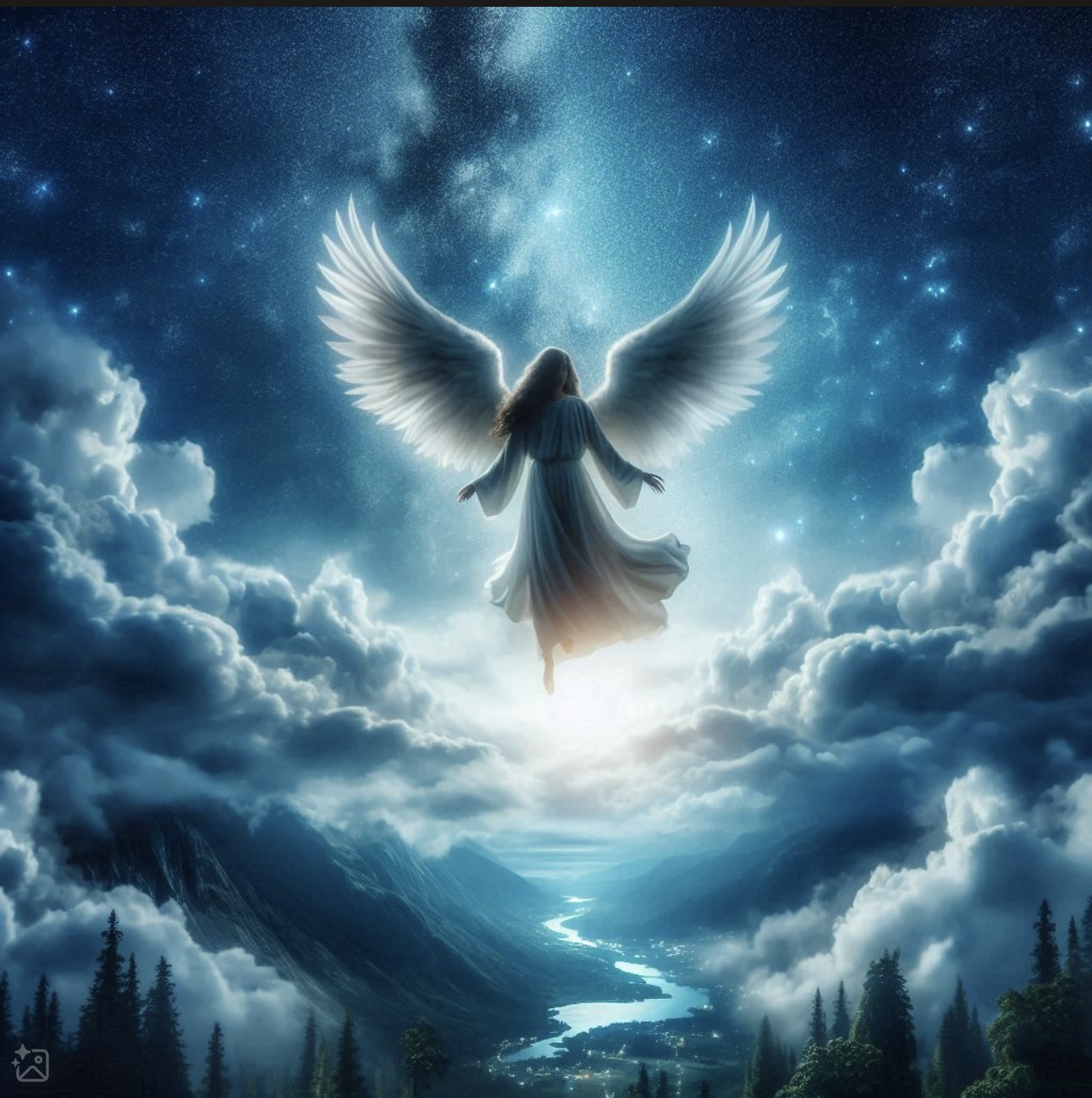 Heavenly Angelic Art Print