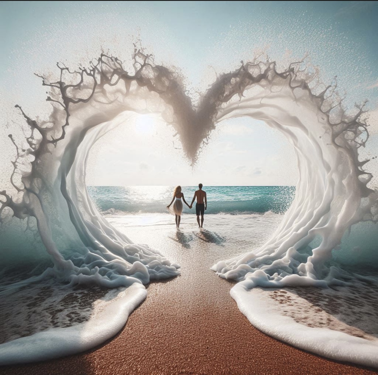 Romantic Beach Print