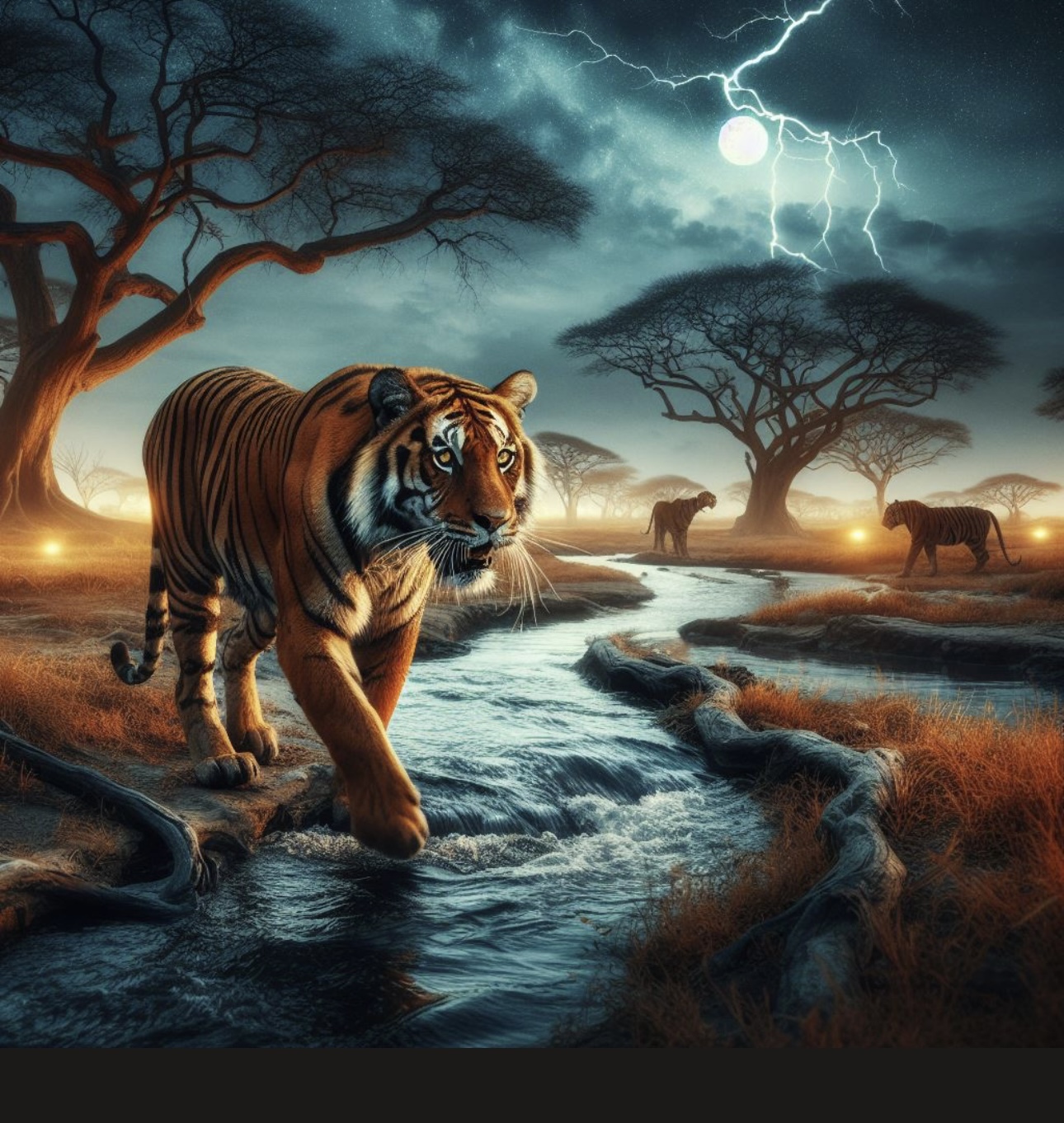 Majestic Tiger Art Print