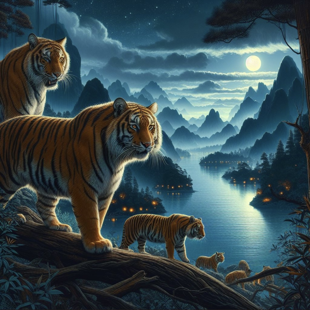 Majestic Tiger Print
