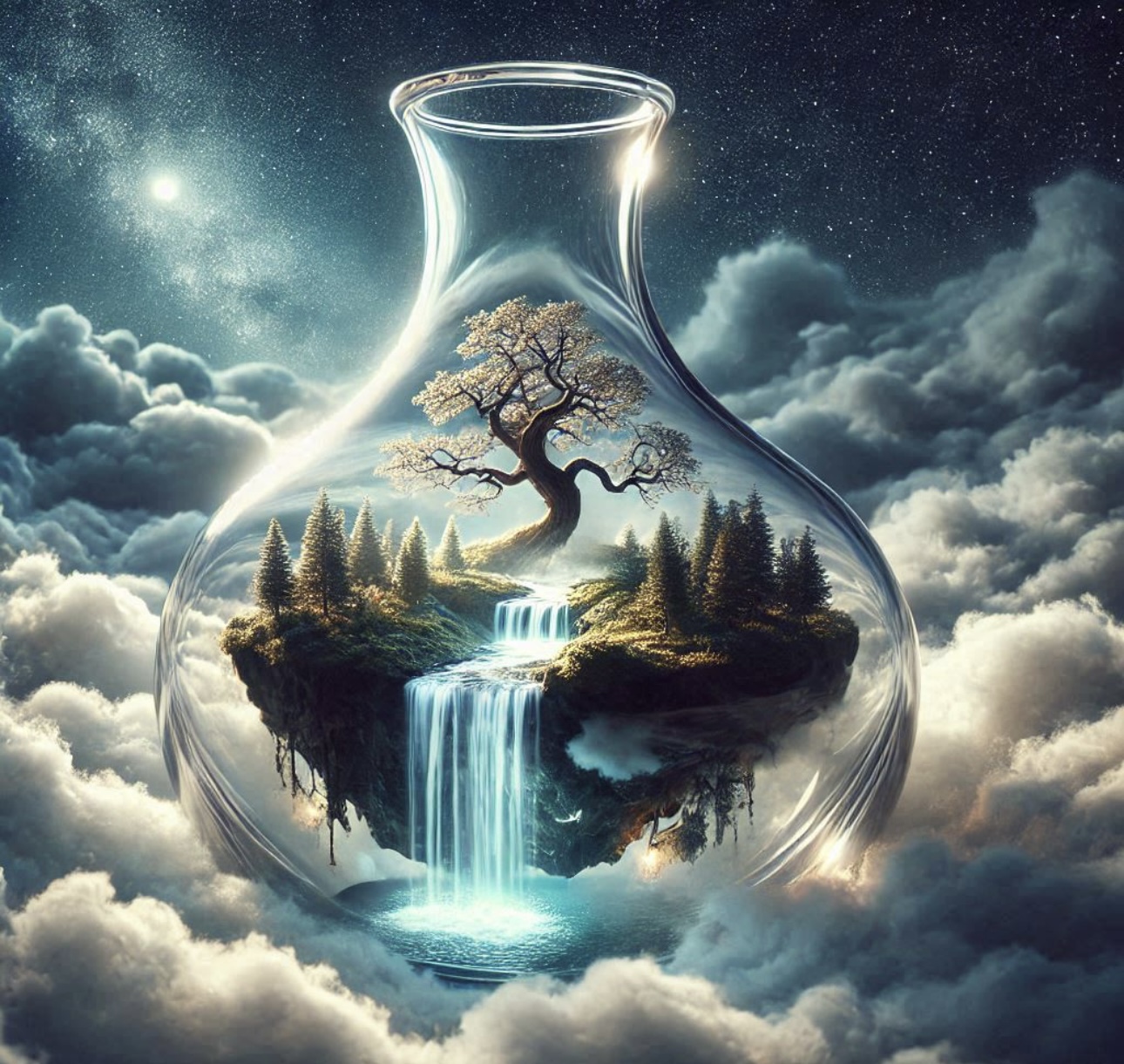 Enchanted Terrarium Vase Print