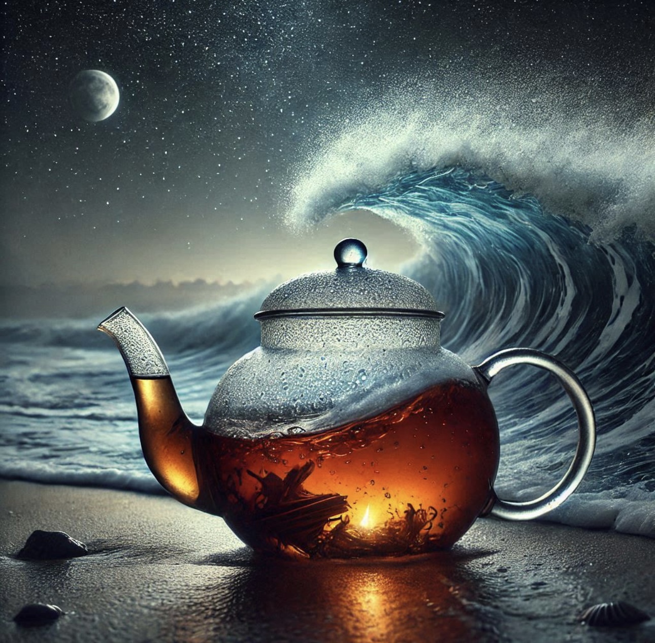 Glass Teapot Print