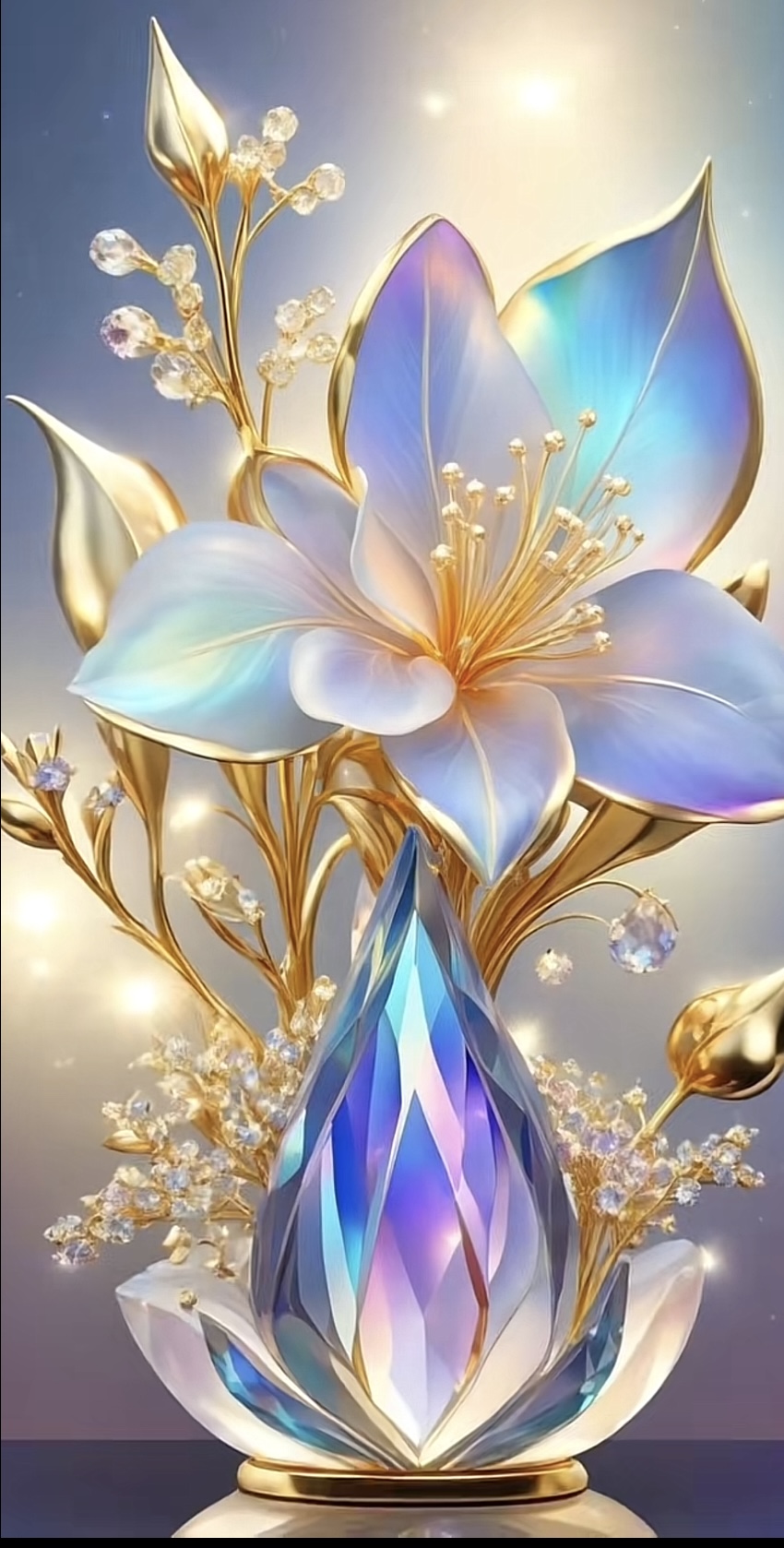 Lily Ornament Print 